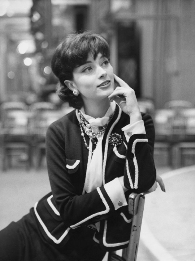 Marie-Helène Arnaud w Chanel, 1959