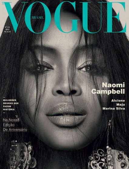 Majowy Vogue Brasil Aż Trzy Sexy Okładki Z Naomi Campbell Edit Miumagpl 3136