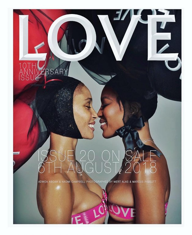 LOVE #20: Naomi Campbell & Adwoa Aboah